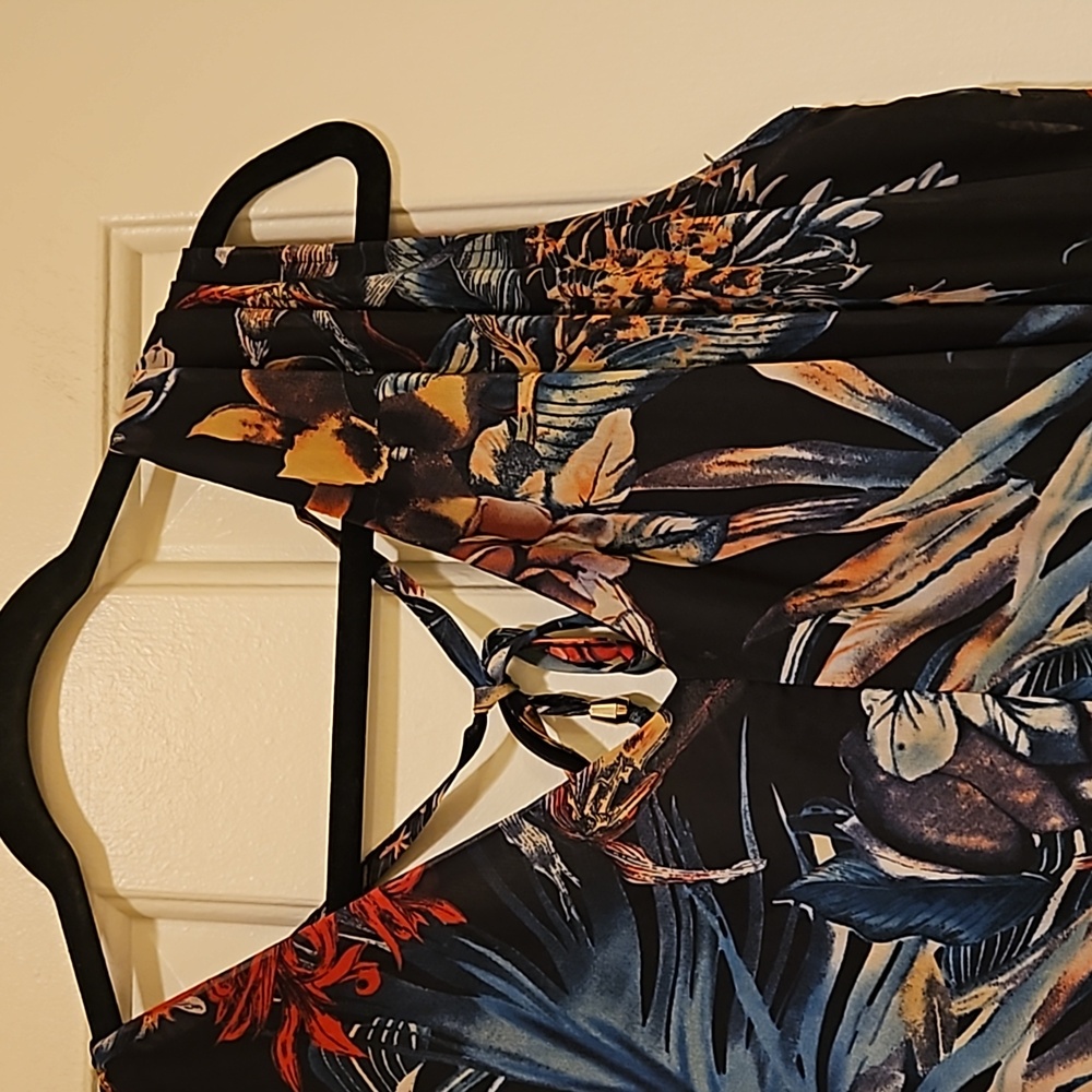 Brand unknown Long Black Floral Sundress Size 2xl - Picture 6 of 11